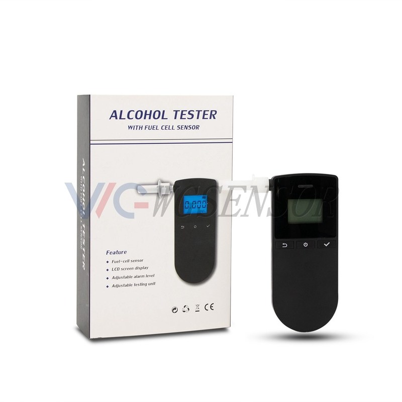 Japan Amazon OEM/ODM Handheld LCD Display Digital Fuel Cell Breathalyzer (WG8030)