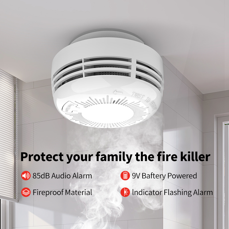 UL  Smoke Detector Smoke Detector Fire Alarm Wireless Smoke Detector